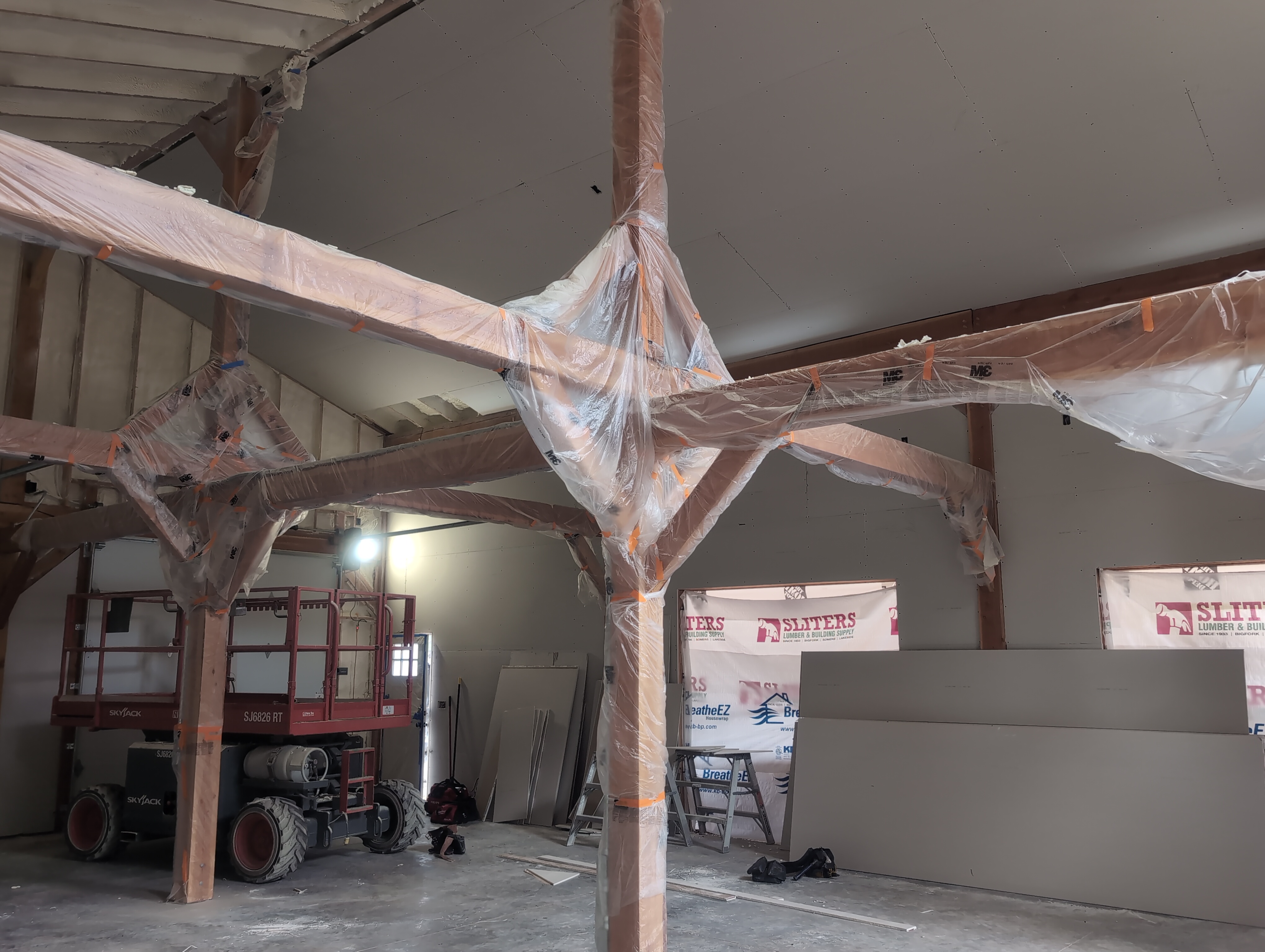 Construction Progress Interior