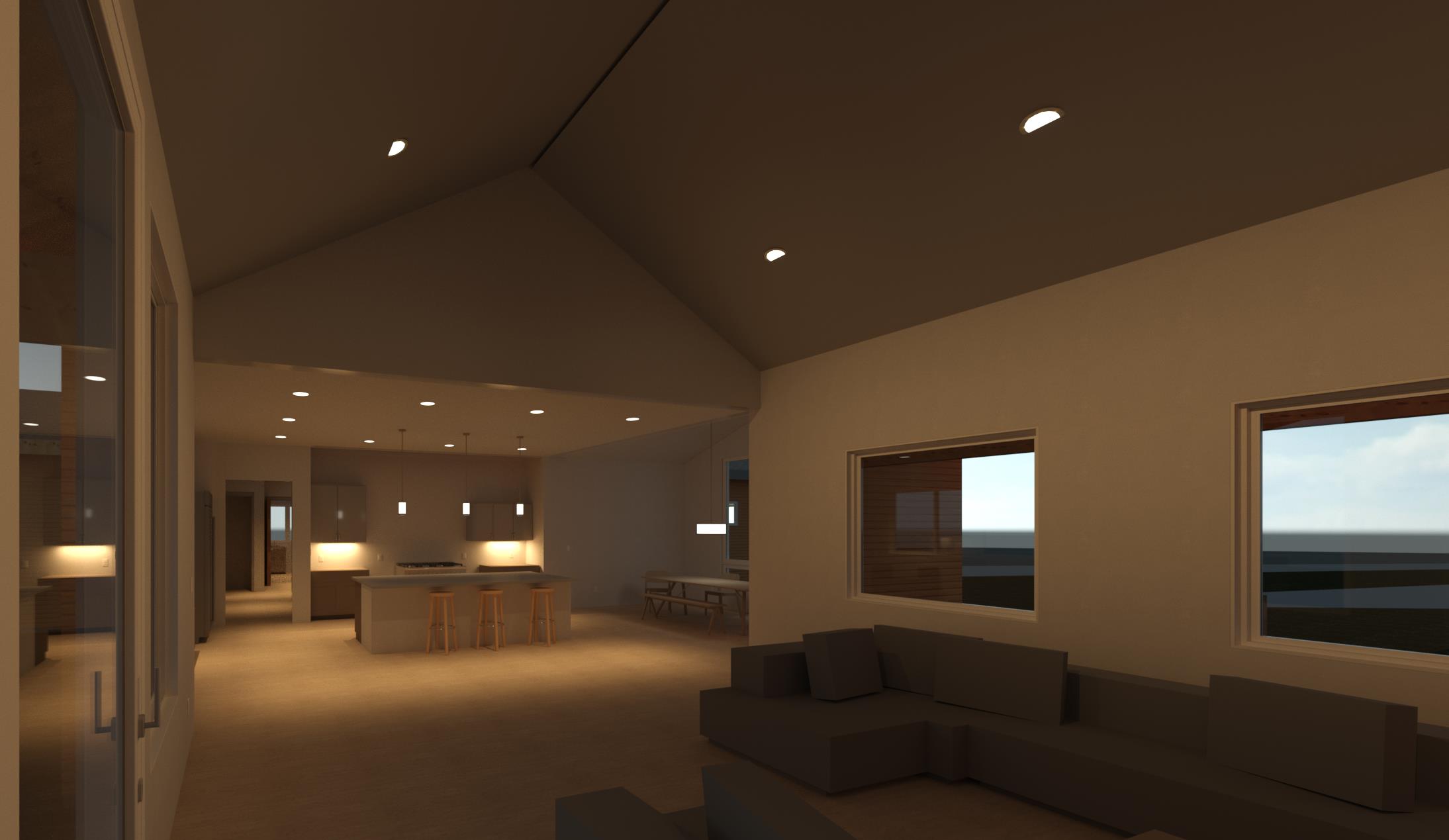 Porter Ranch 7 Living Room Render