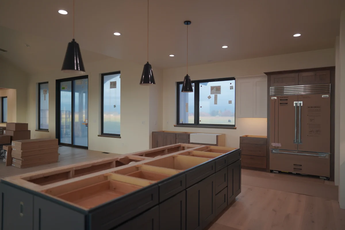 October 2025 custom home construction final phases Montana