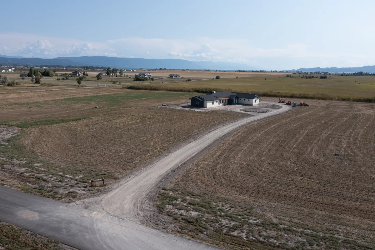 September construction updates custom home Kalispell